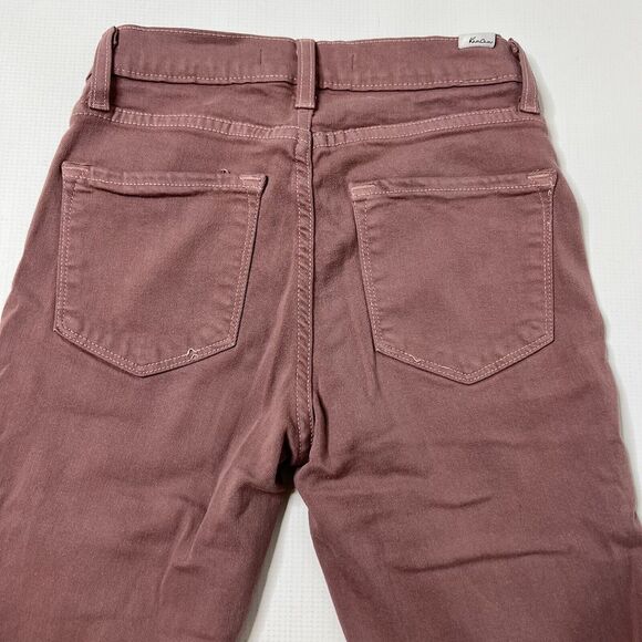 Kancan Jeans Women's Size 24x30 Skinny, Mauve Pink, Low Rise - Picture 9 of 11